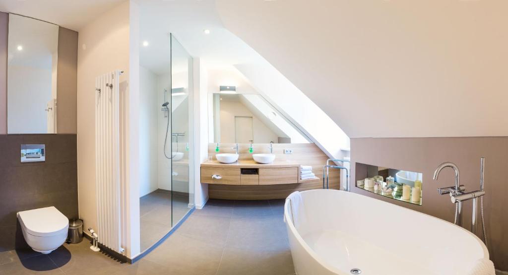 Koupelna v ubytování TOP CityLine Klassik Altstadt Hotel Lübeck