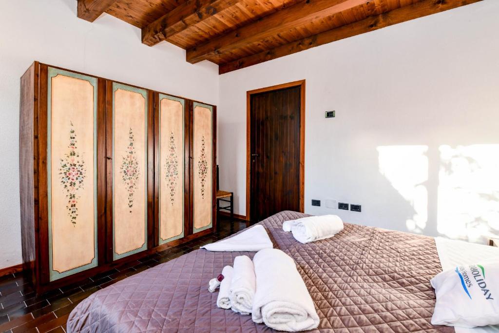 Postel nebo postele na pokoji v ubytování Casa Francesca