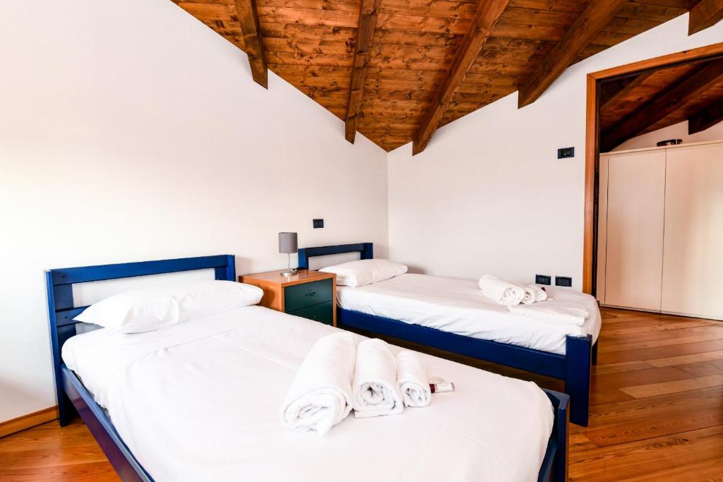 Postel nebo postele na pokoji v ubytování Casa Francesca