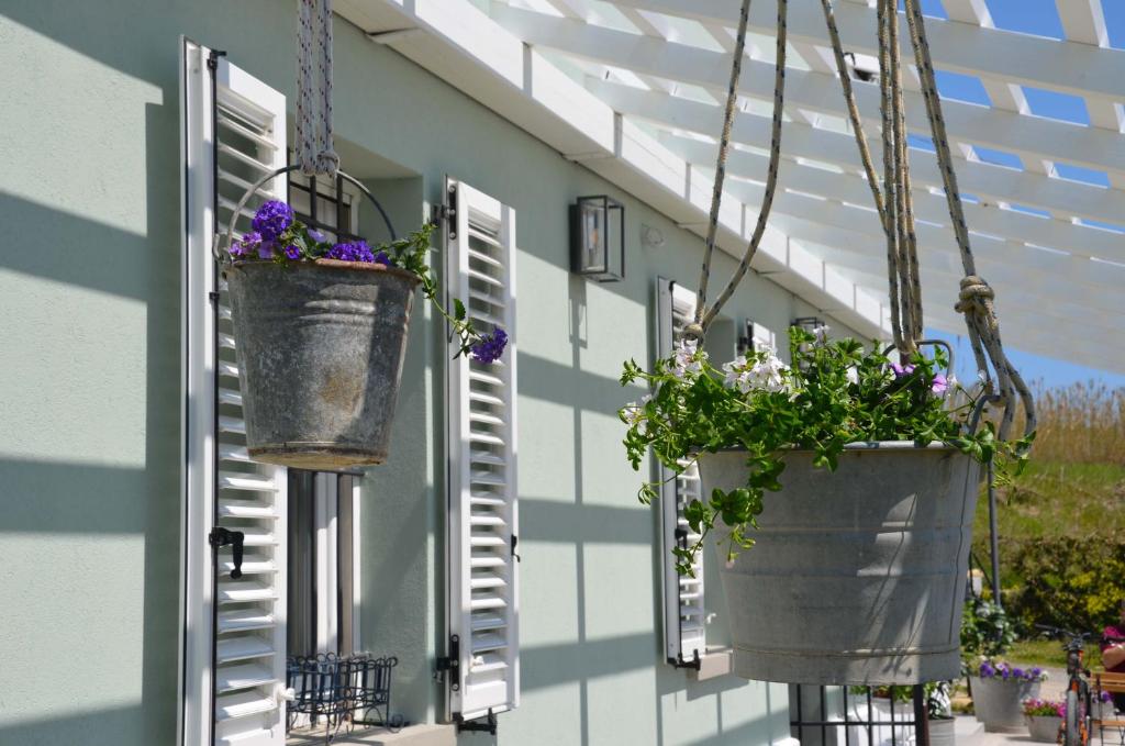 Balkón nebo terasa v ubytování B&B Le Col-vert