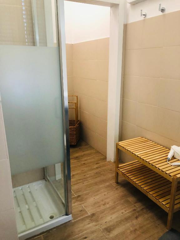 Koupelna v ubytování B&B Degli Artisti Suite
