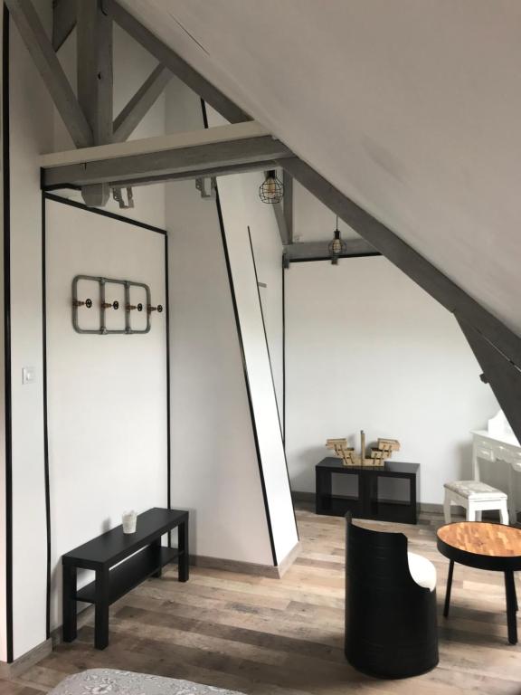 Posezení v ubytování Chambre d'hôtes "COQUELICOT"