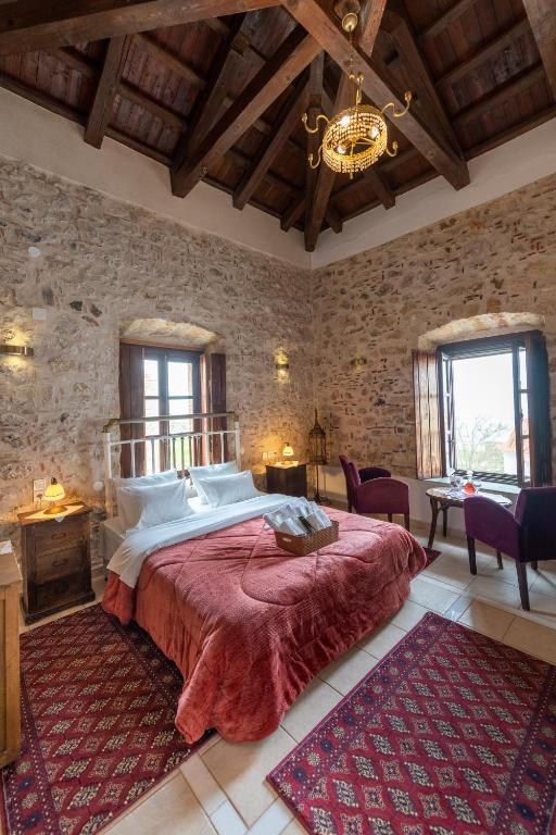 Postel nebo postele na pokoji v ubytování Guesthouse Kellia