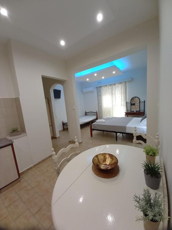Posezení v ubytování Stefanos Studios