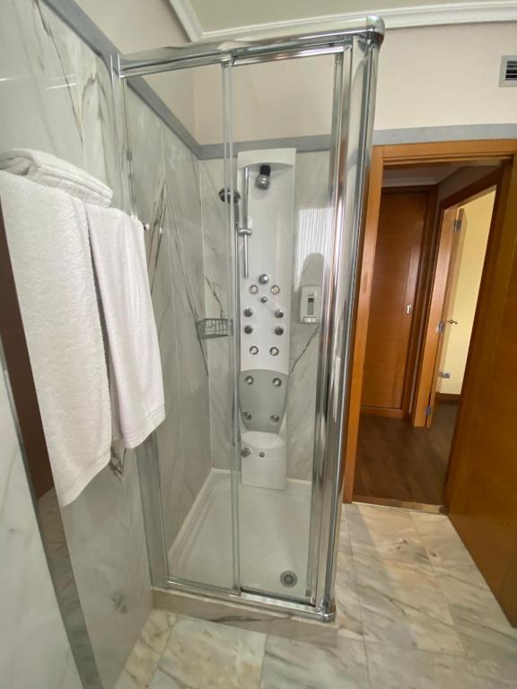 A bathroom at Hotel Rural Finca Aldeola