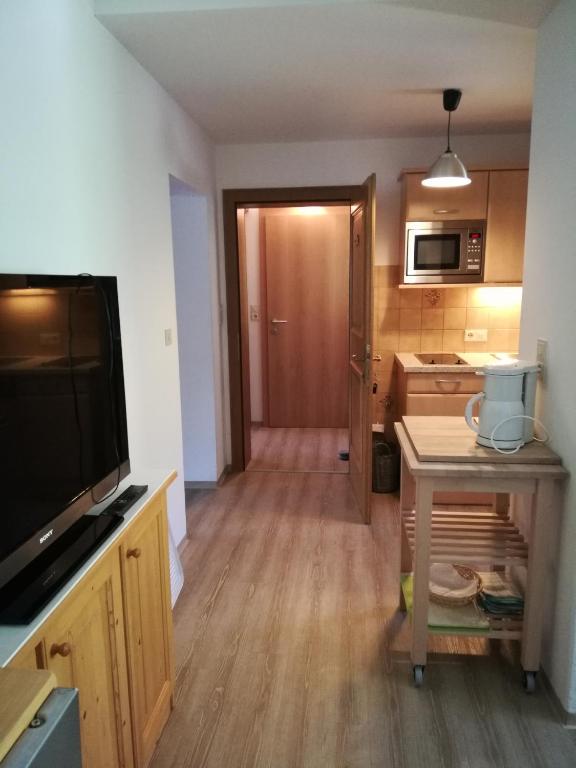 TV a/nebo společenská místnost v ubytování Haus Ortsblick