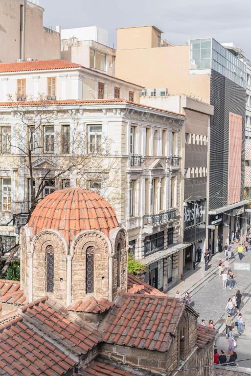 Výhľad na mesto Atény alebo výhľad na mesto priamo z apartmánu