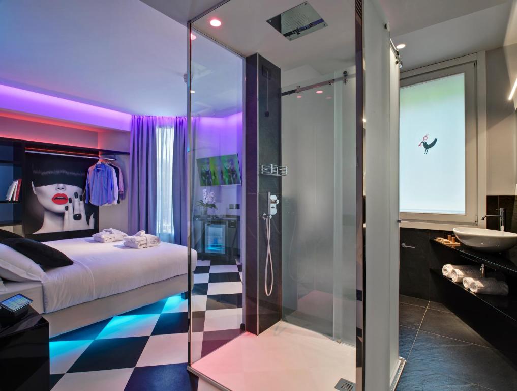 Postel nebo postele na pokoji v ubytování Hotel Locanda Al Piave ***S