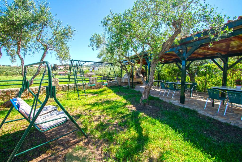 Zahrada ubytování Ammos Zante Villas