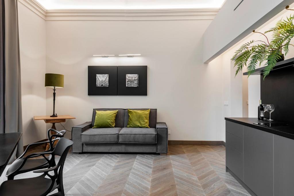 A seating area at Ferrini Home - Etnea Portrait