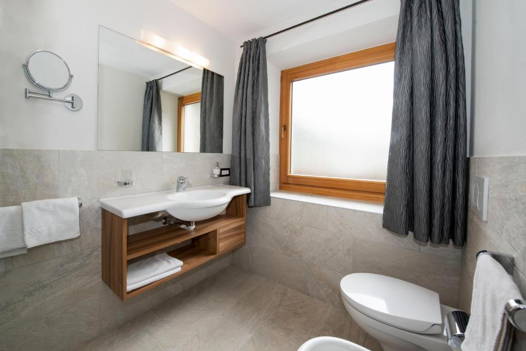 Koupelna v ubytování Garni Hotel Geier