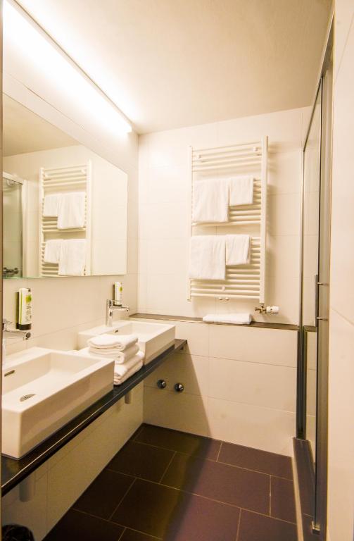 Koupelna v ubytování Hotel Egerkingen, idealer Zwischenstopp