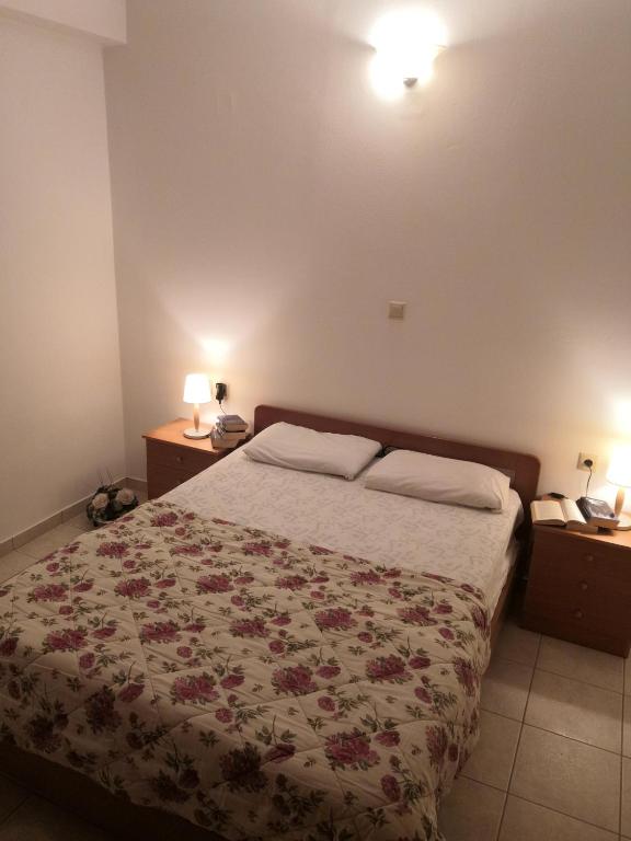 Postel nebo postele na pokoji v ubytování Zahner studio