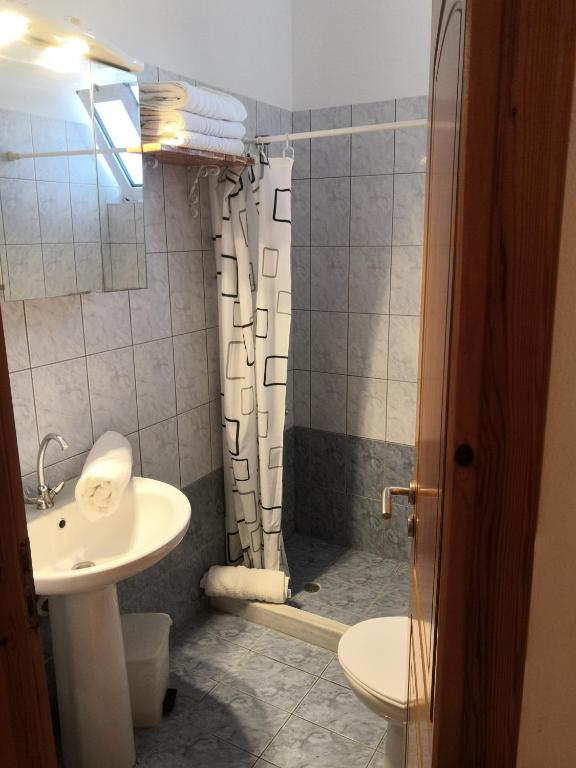 Koupelna v ubytování Zahner studio