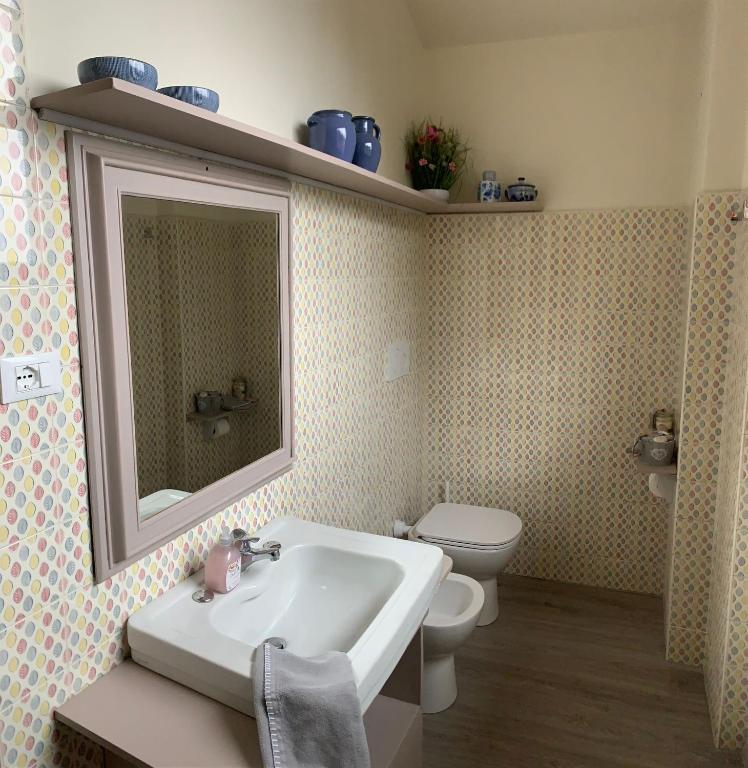 Koupelna v ubytování B&B Parco Antico