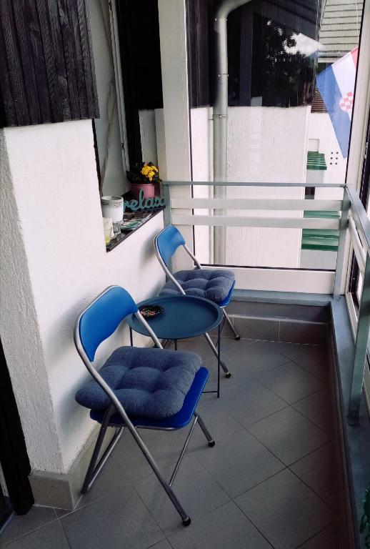 Balkón alebo terasa v ubytovaní Art Apartman