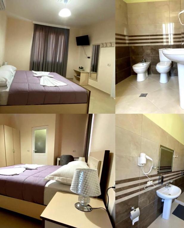 Postel nebo postele na pokoji v ubytování R HOTEL