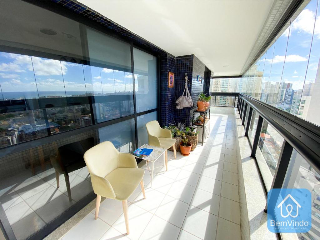  Apartamento de luxo com linda vista Mar no Rio Vermelho