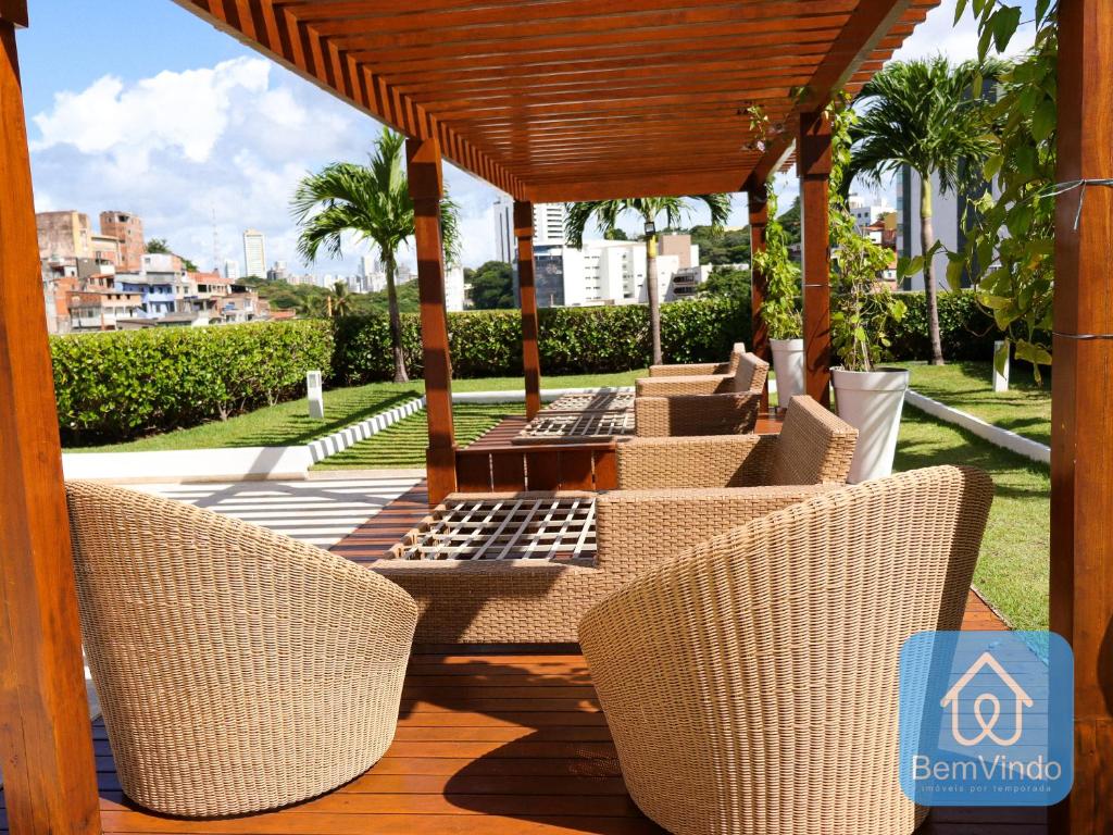  Apartamento de luxo com linda vista Mar no Rio Vermelho