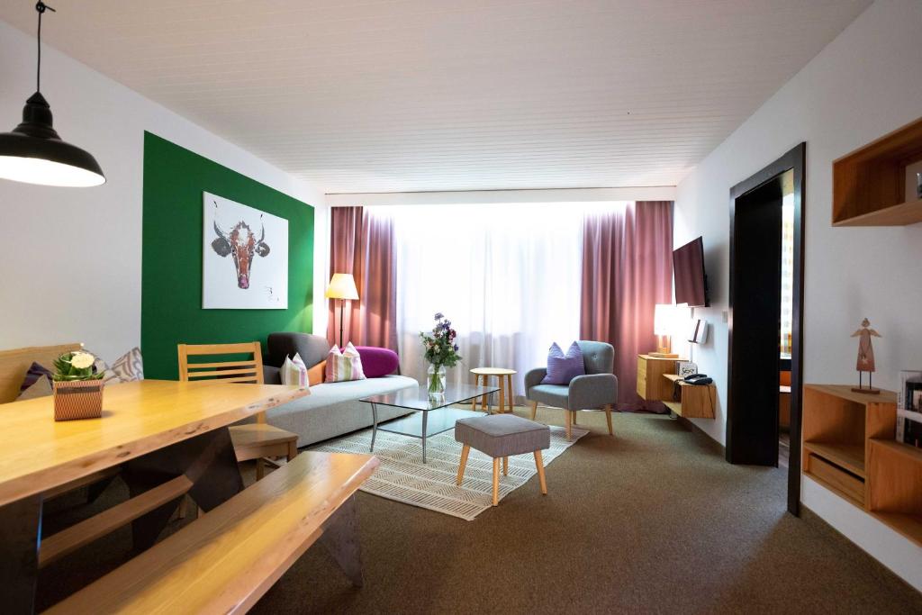 Posezení v ubytování Haus Leithner - Suiten & Apartments