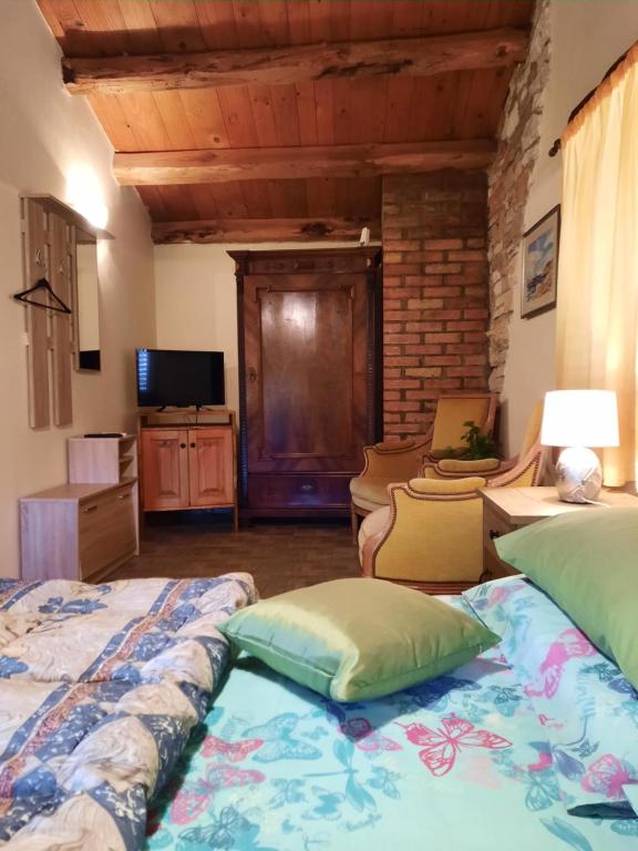 Postel nebo postele na pokoji v ubytování Rural Pension Istra Partner