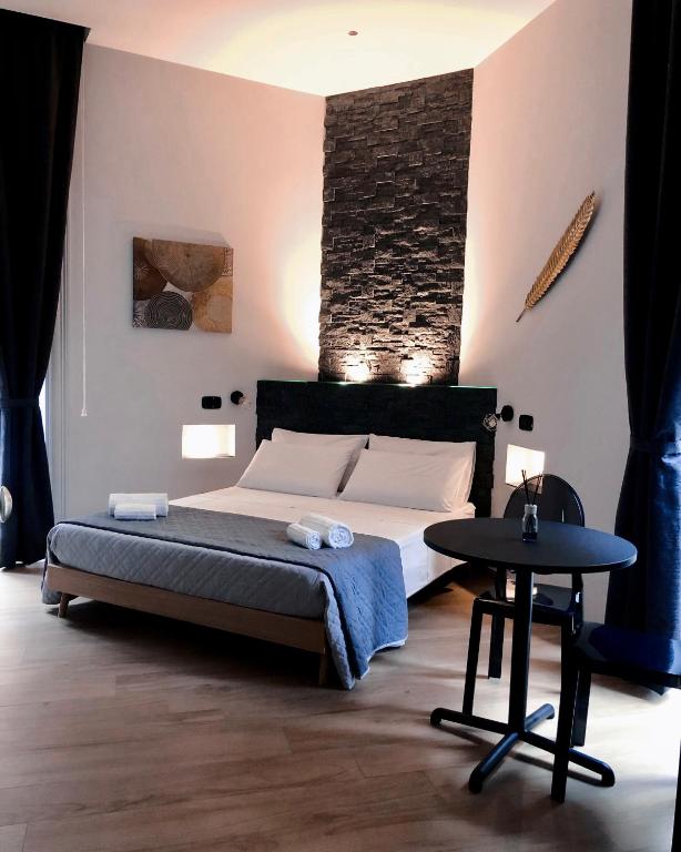 Postel nebo postele na pokoji v ubytování B&B Angolo83 Palermo centro