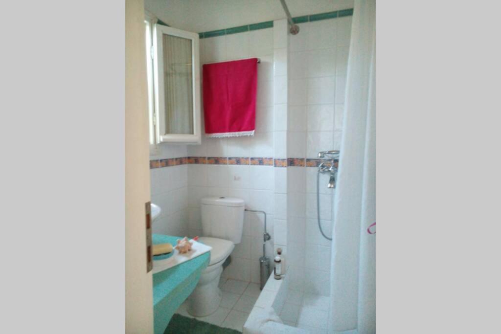 A bathroom at Circe Villa - Ionian Sea View
