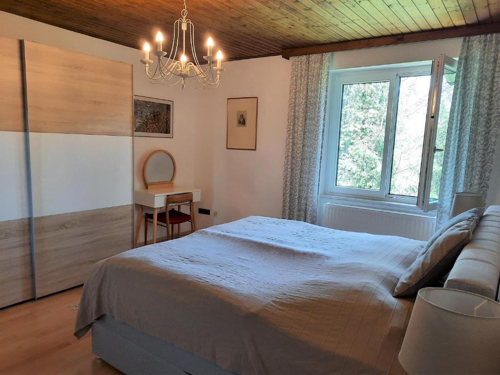 Postel nebo postele na pokoji v ubytování Villa Agnes