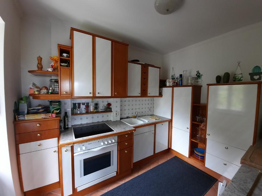 Kuchyň nebo kuchyňský kout v ubytování Villa Agnes
