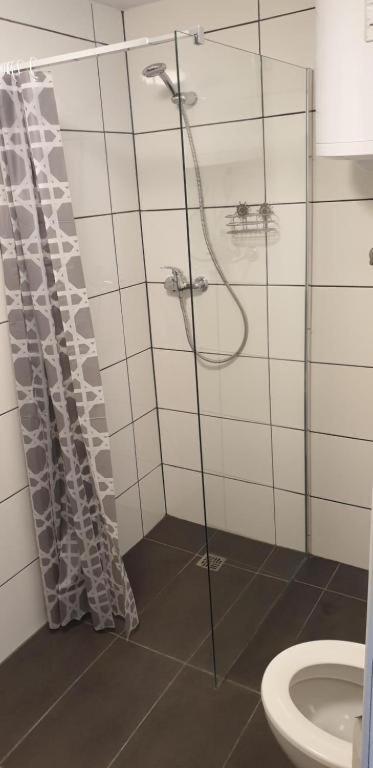 Koupelna v ubytování Apartmenthaus beim LKH Graz