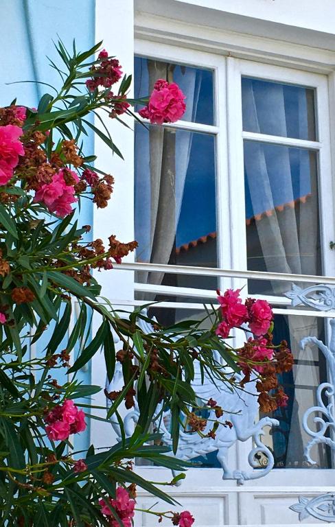 Balkón nebo terasa v ubytování Stratos Hotel