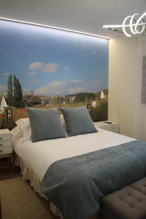 Кровать или кровати в номере Lapiaz