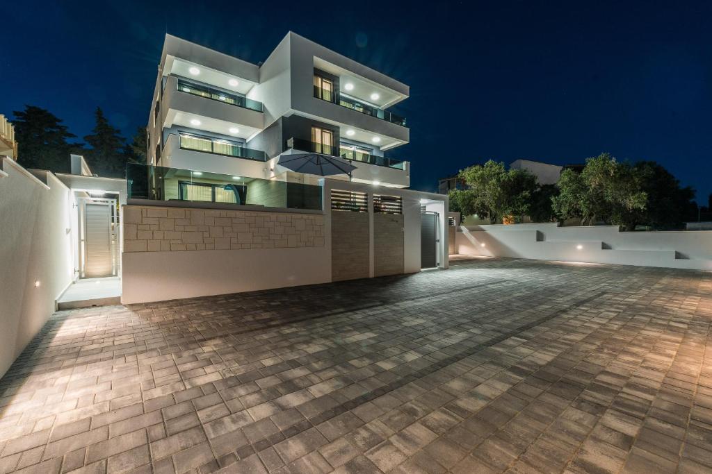 Budynek, w którym mieści się apartament