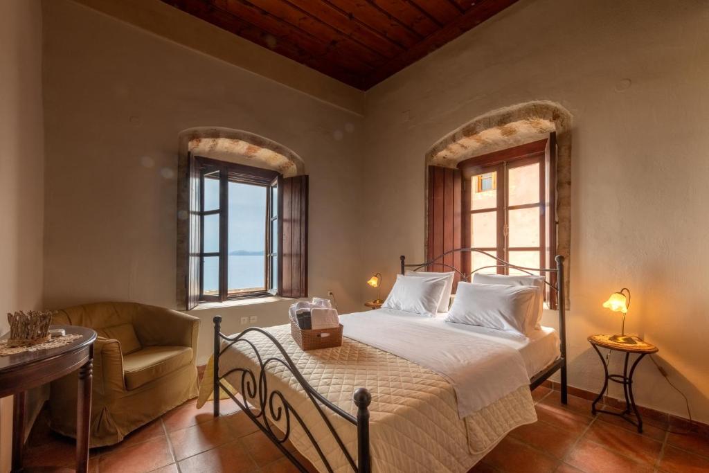 Postel nebo postele na pokoji v ubytování Guesthouse Kellia