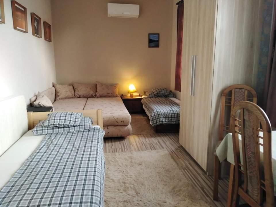 Posteľ alebo postele v izbe v ubytovaní Szederszem Apartman