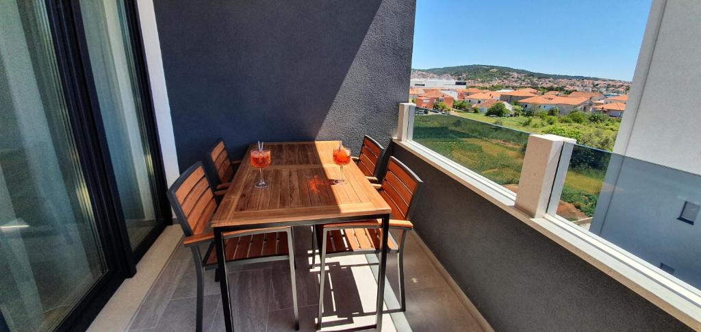 Balkón alebo terasa v ubytovaní Apartments Elite