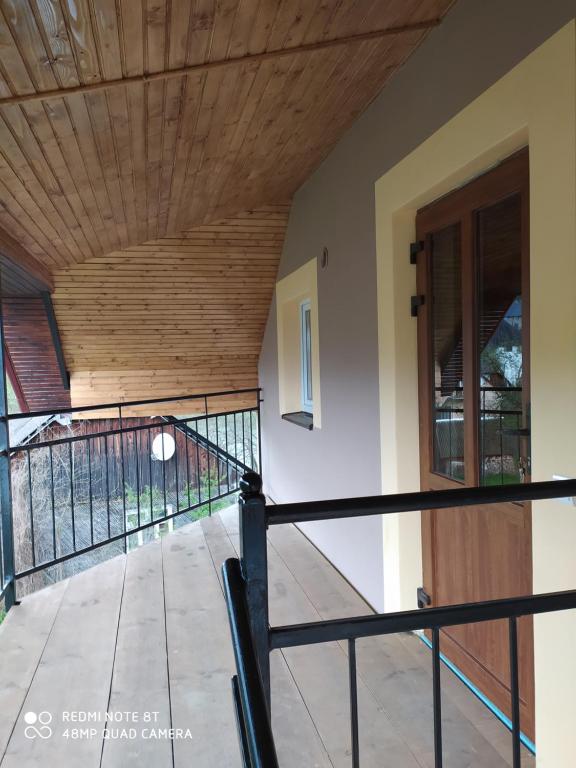 Balkón nebo terasa v ubytování Panorama