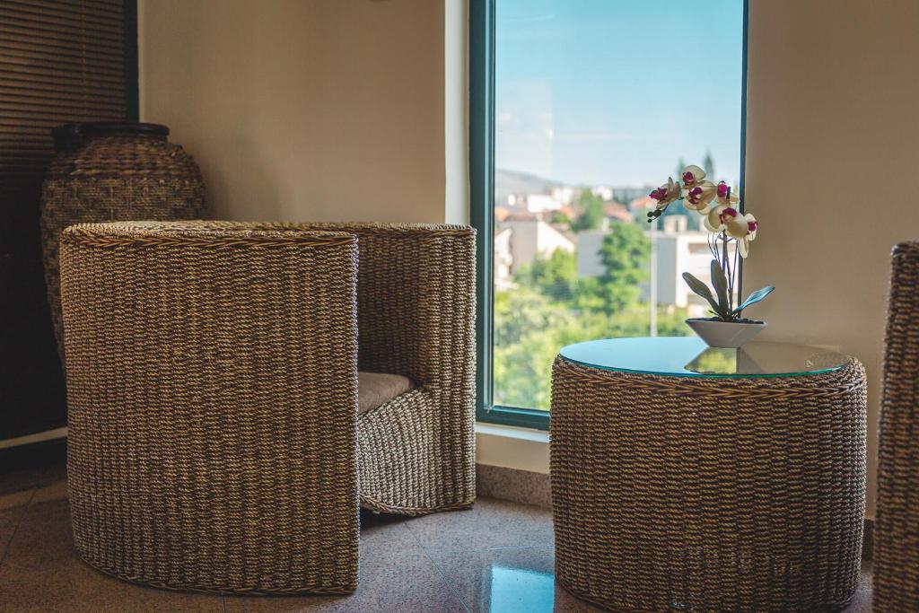 Χώρος καθιστικού στο Hotel Keto