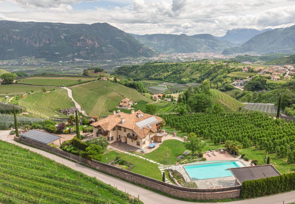 an estate in the napa valley with a swimming pool at Huebenburg in Appiano sulla Strada del Vino
