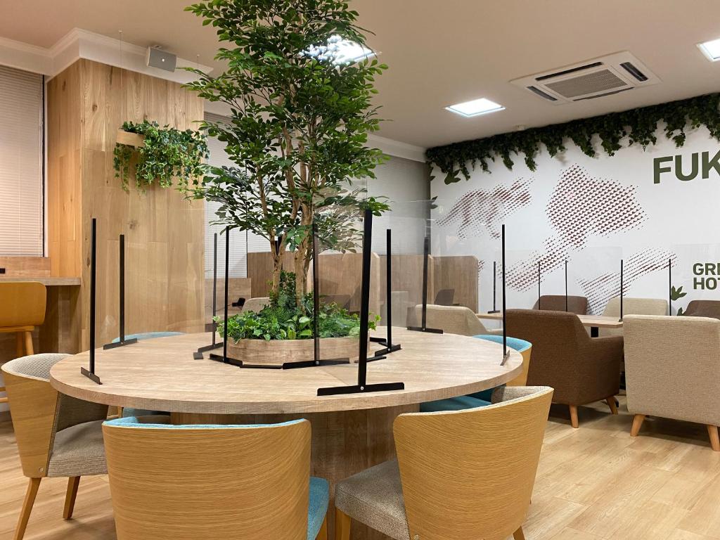 Posezení v ubytování Hotel Econo Fukui Station