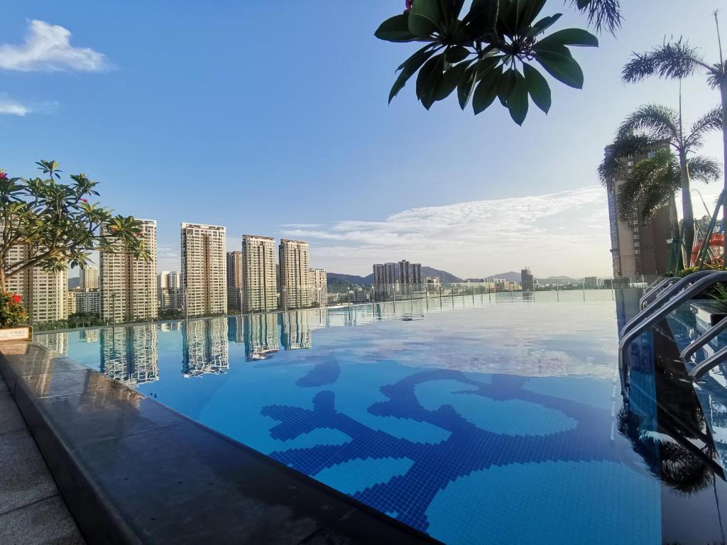 Bazén v ubytování Hyatt Place Zhuhai Jinshi nebo v jeho okolí
