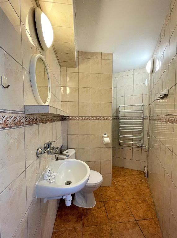 Koupelna v ubytování Ośrodek Jantar Rewita