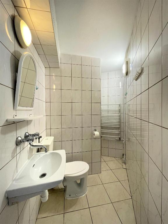 Koupelna v ubytování Ośrodek Jantar Rewita