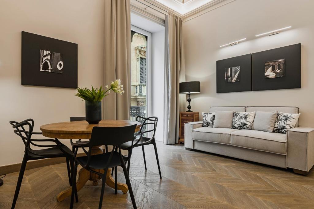 A seating area at Ferrini Home - Etnea Portrait