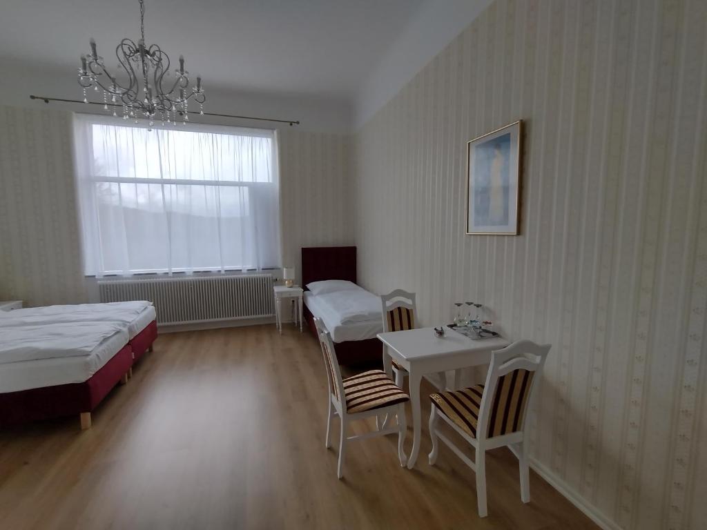 Postel nebo postele na pokoji v ubytování Liahof