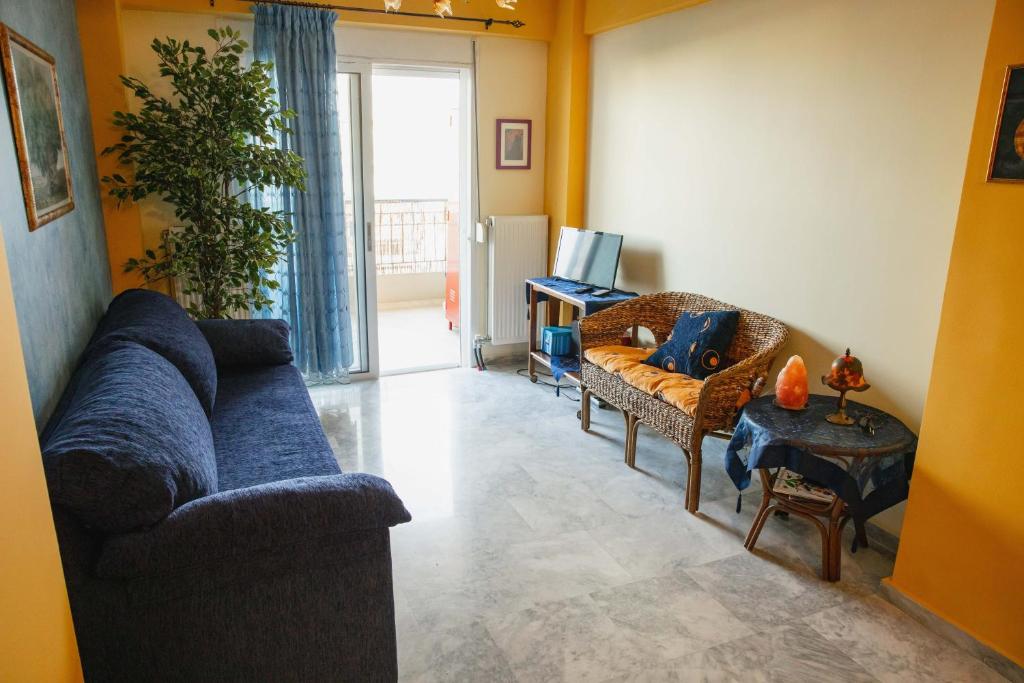 Posedenie v ubytovaní Sunray luxury apartment Volos