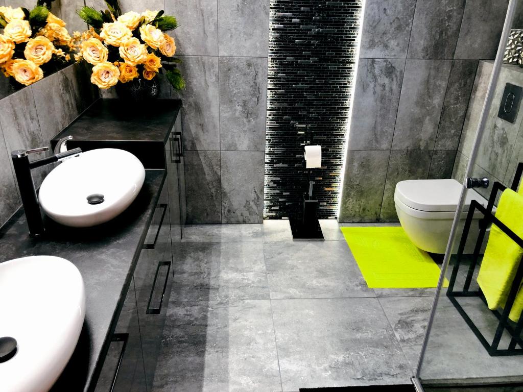 Kúpeľňa v ubytovaní APARTAMENT ELEGANCE GREEN w Nautica Resort