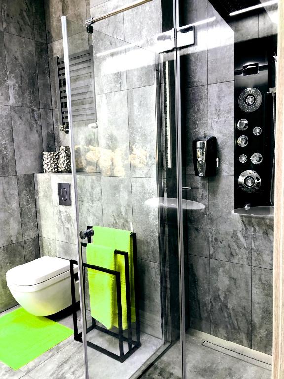 Kúpeľňa v ubytovaní APARTAMENT ELEGANCE GREEN w Nautica Resort