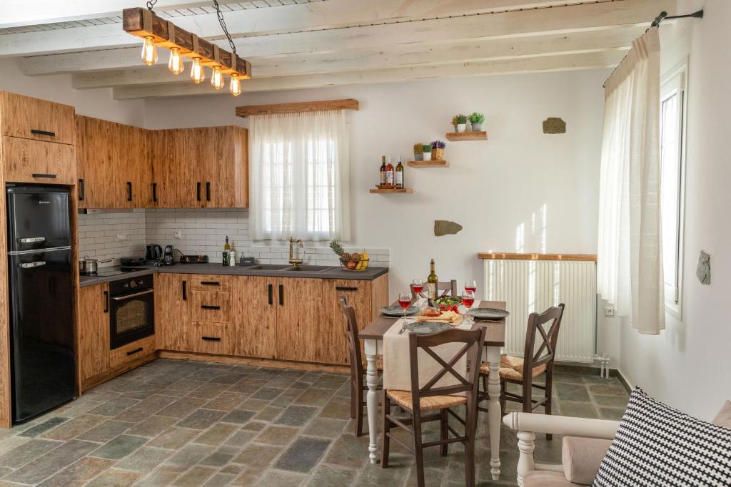 A kitchen or kitchenette at Naxian Icon Luxury Residence