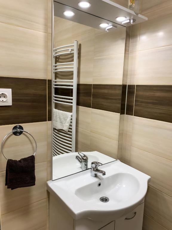 Łazienka w obiekcie Aranykorona Apartmanház